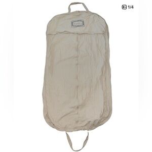 Gucci Tan Logo Garment Bag.